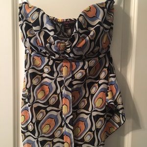 Takara strapless handkerchief top M
